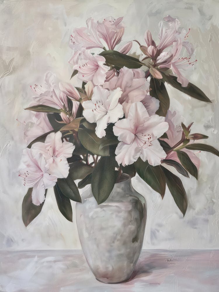 A World Of Flowers Azalea 3 Painting