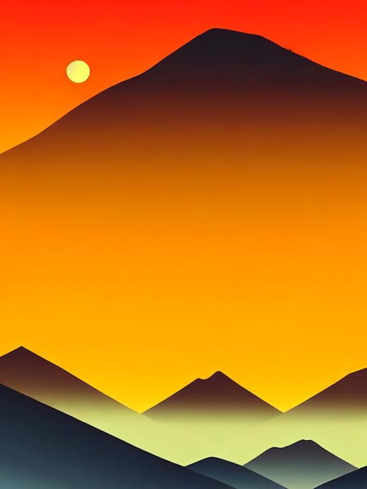 Gobi Gurvansaikhan National Park Mongolia Retro Two Tone