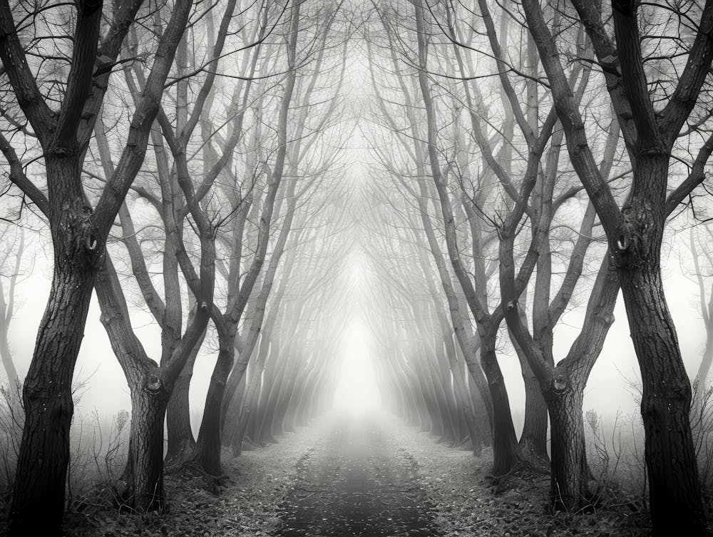 Chemin à travers les arbres 3