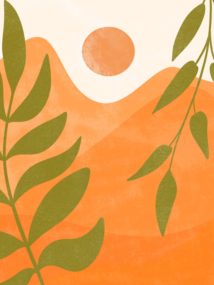 Abstract Landscape Painting