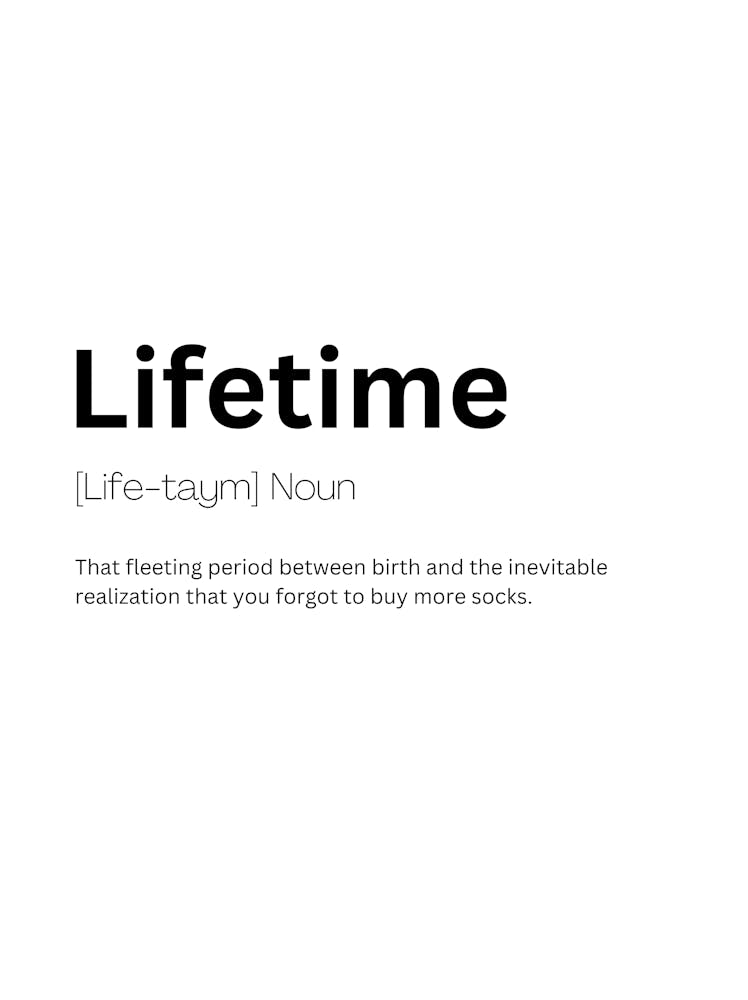 Lifetime Definition Meaning