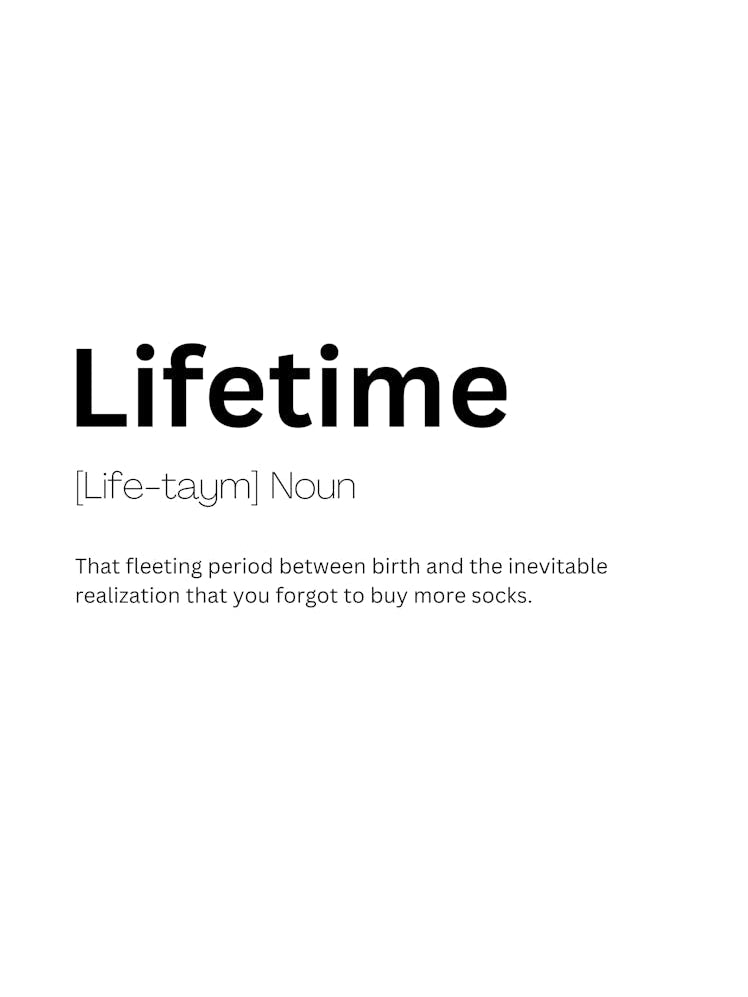 Lifetime Definition Meaning