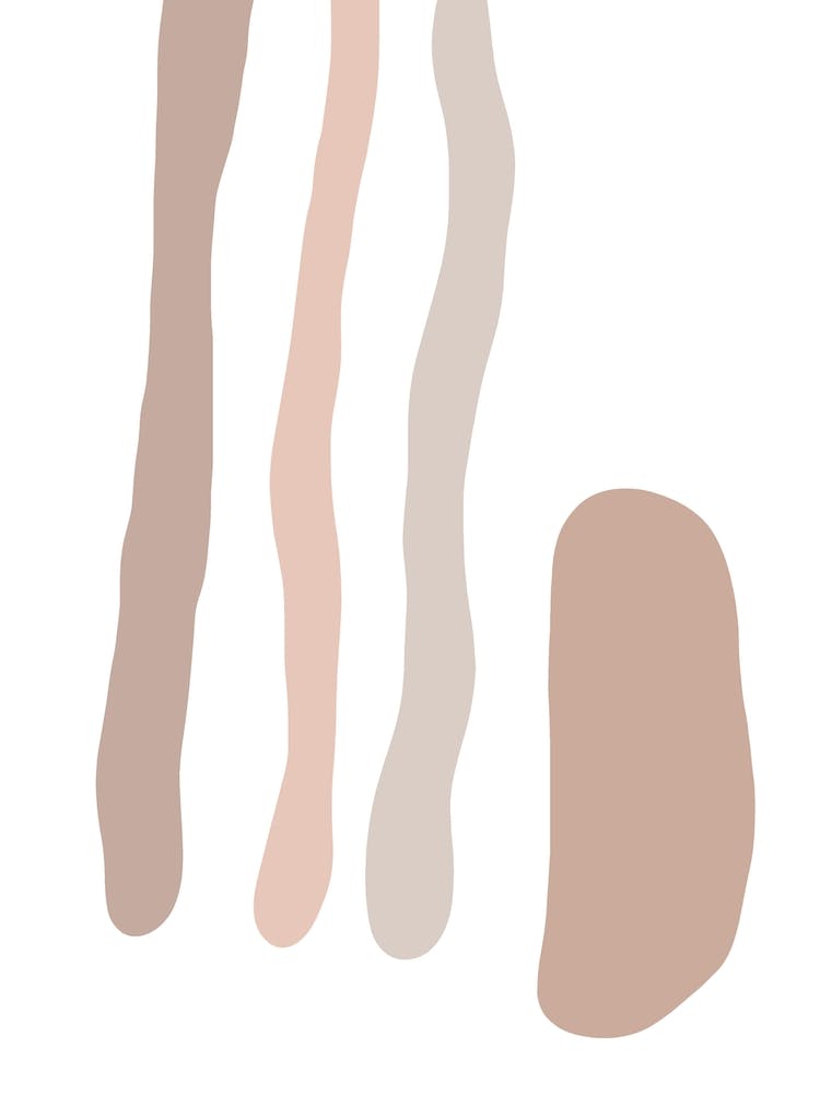 Beige Nature Art print