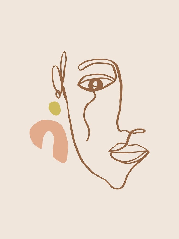 Boho Face Earrings 2