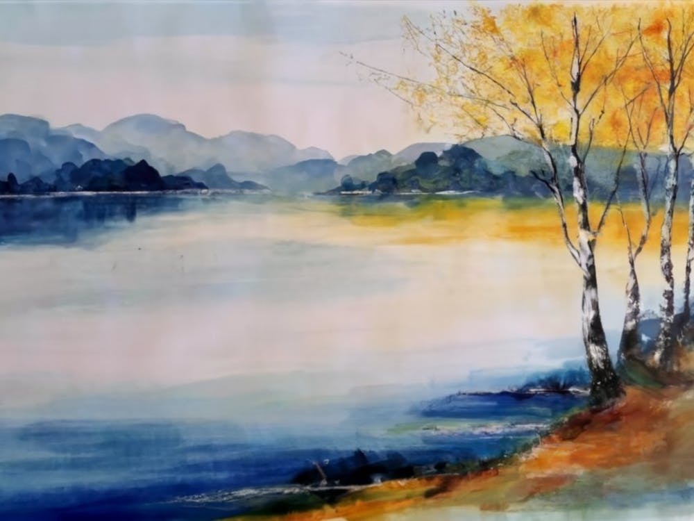 Water Lily Painting