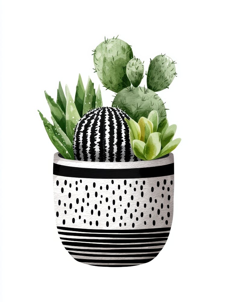 Cactus In A Pot 5