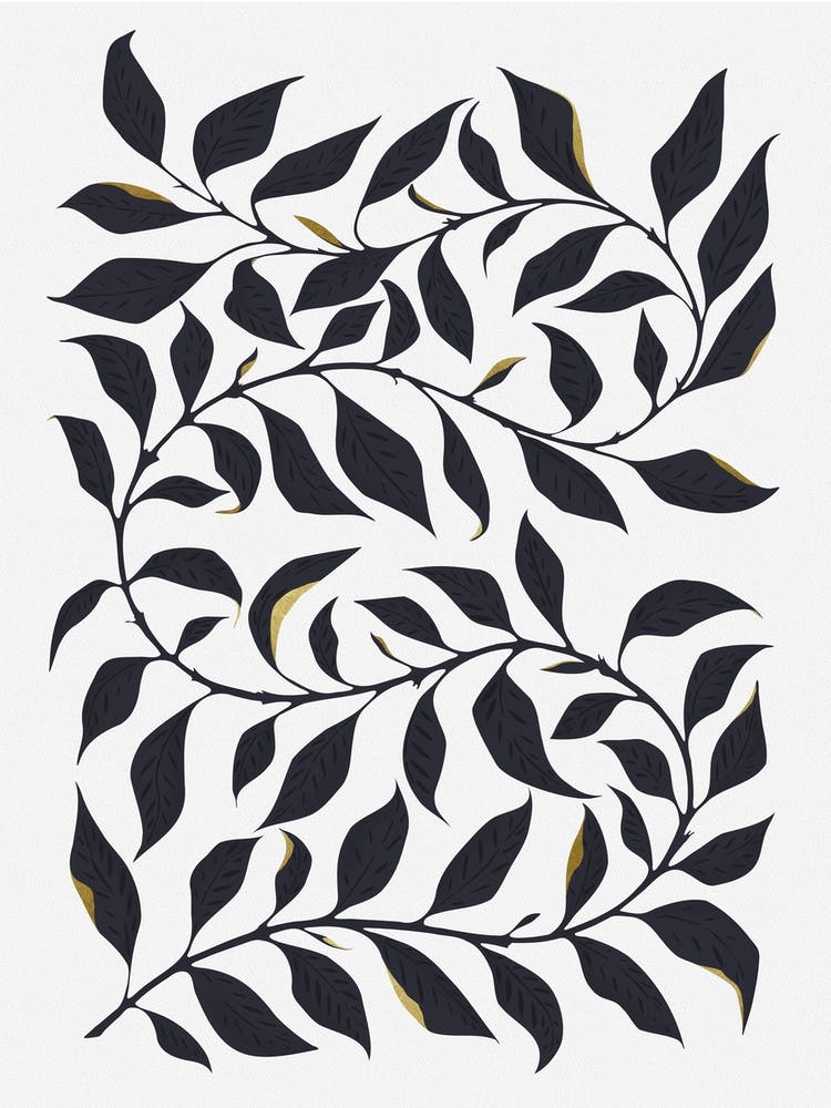 Monochrome Botanical Growth