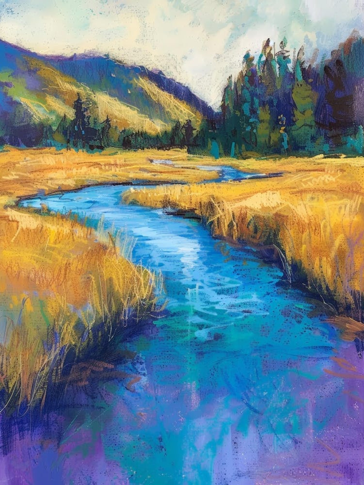 River In The Meadow 1