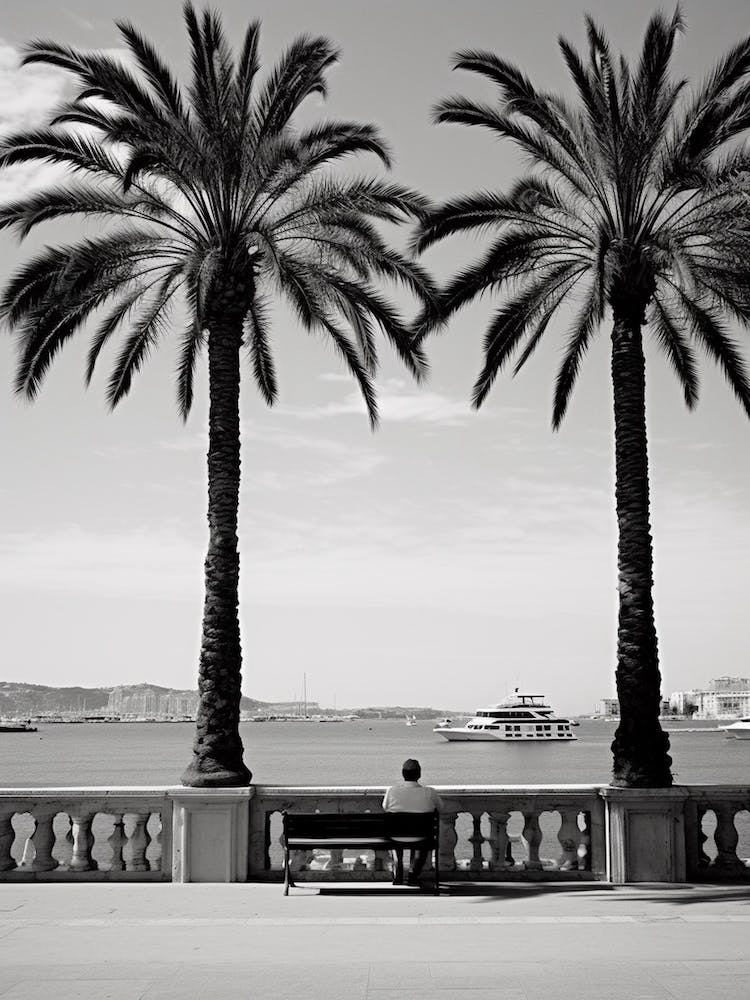 Palma De Mallorca Spain Mediterranean Black And White Photography Analogue 2