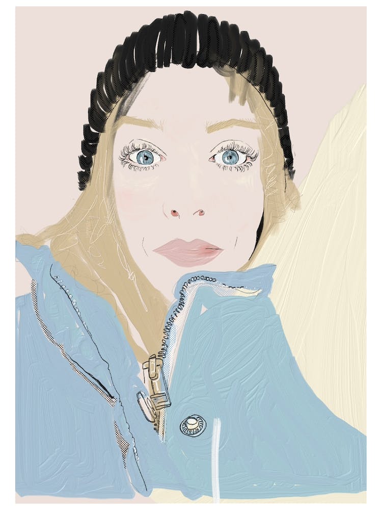 Portrait Of A Chilly Woman