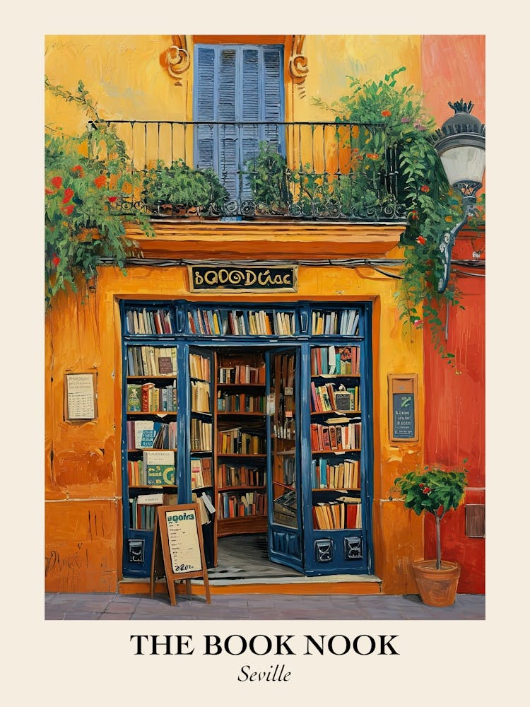 Seville Book Nook Bookshop 2 Poster