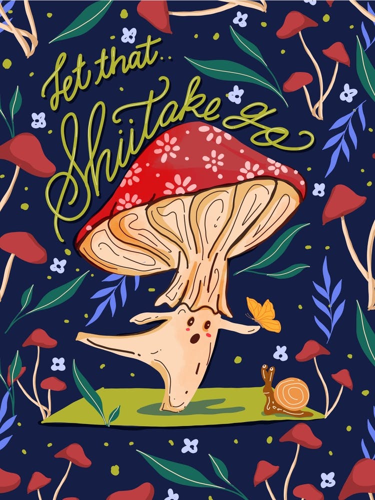 Mushroom Punny Quote