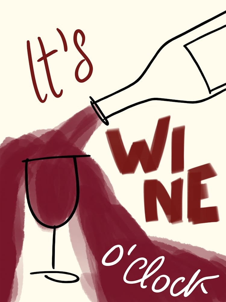 C'est l'heure du vin - Vin rouge