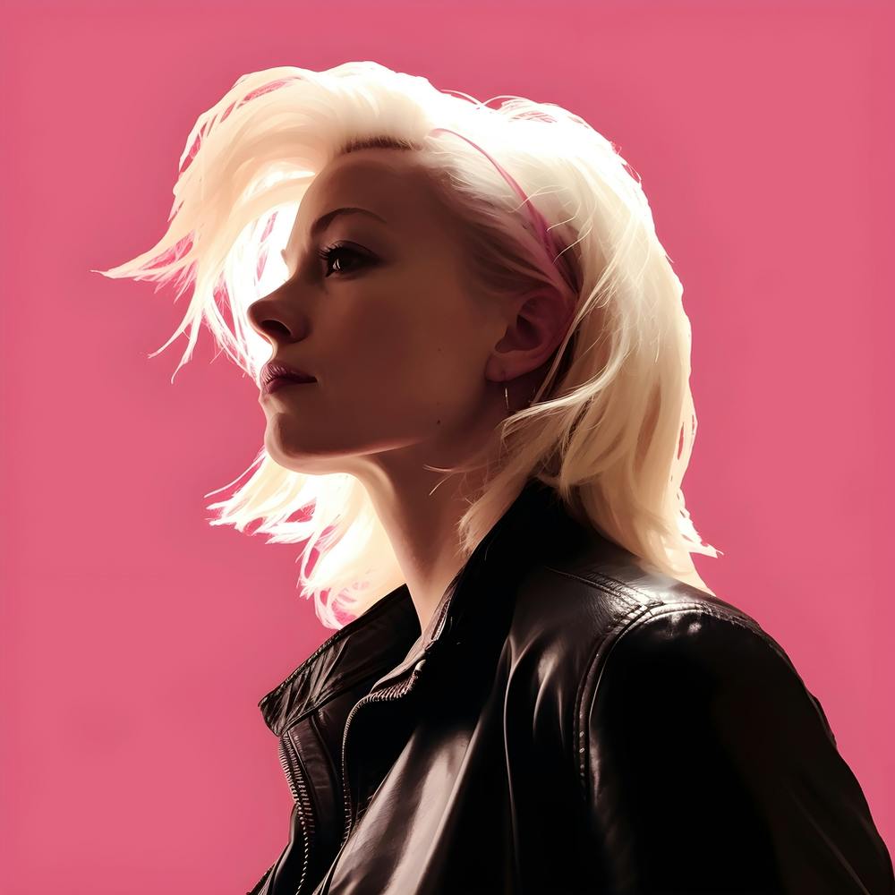 Punk Woman In Pink And Black 11