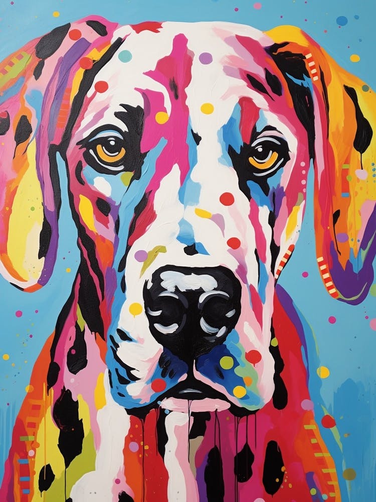 Pop Art Paint Dog 1