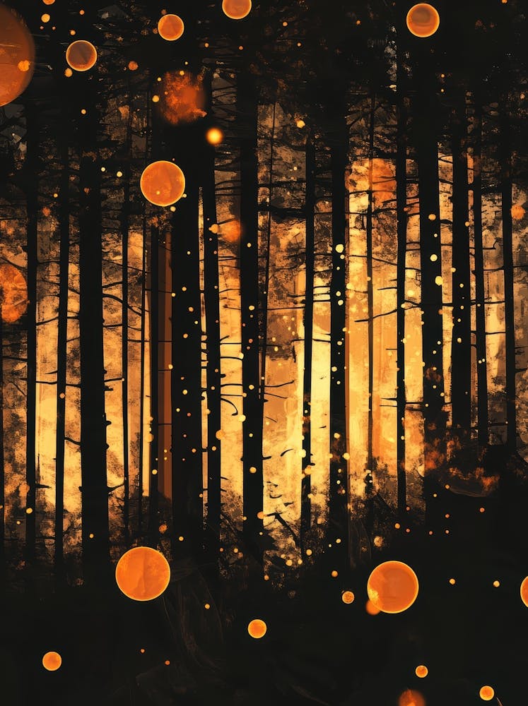Fireflies In The Forest 2