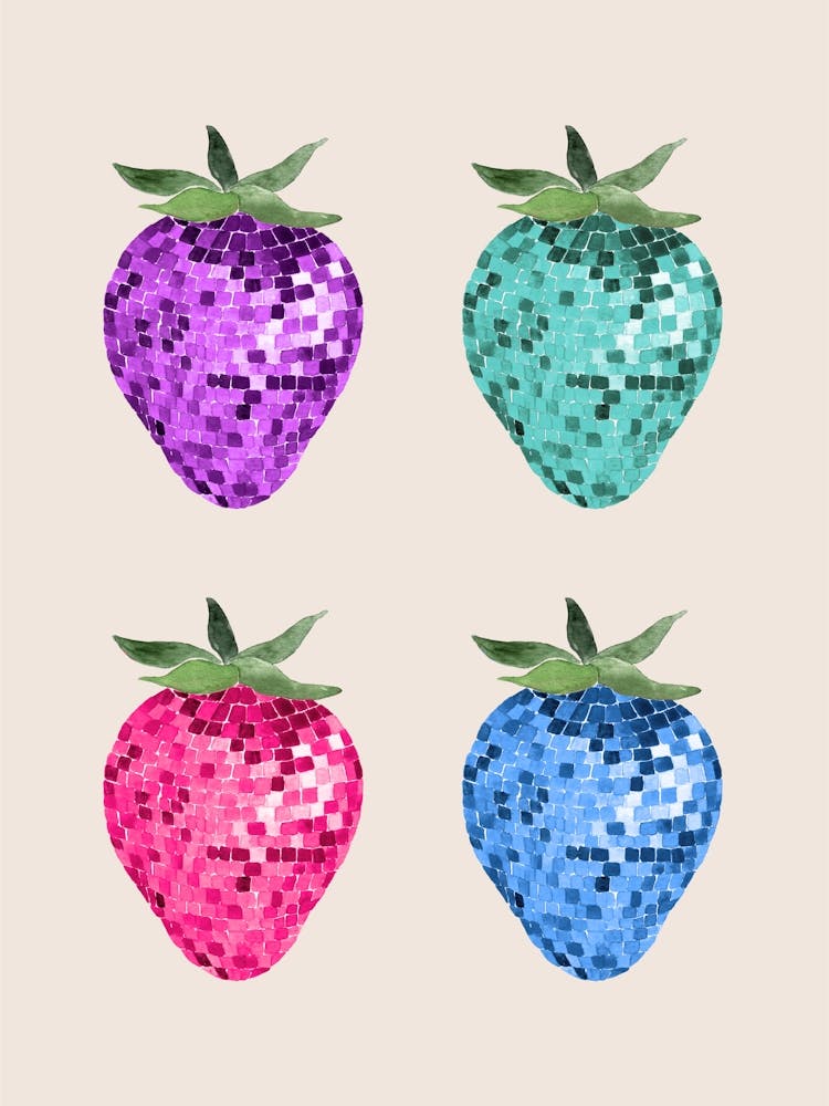 Disco Ball Strawberries