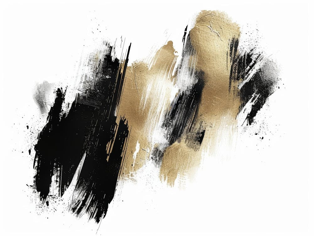 Abstract Brushstrokes Canvas Print 25