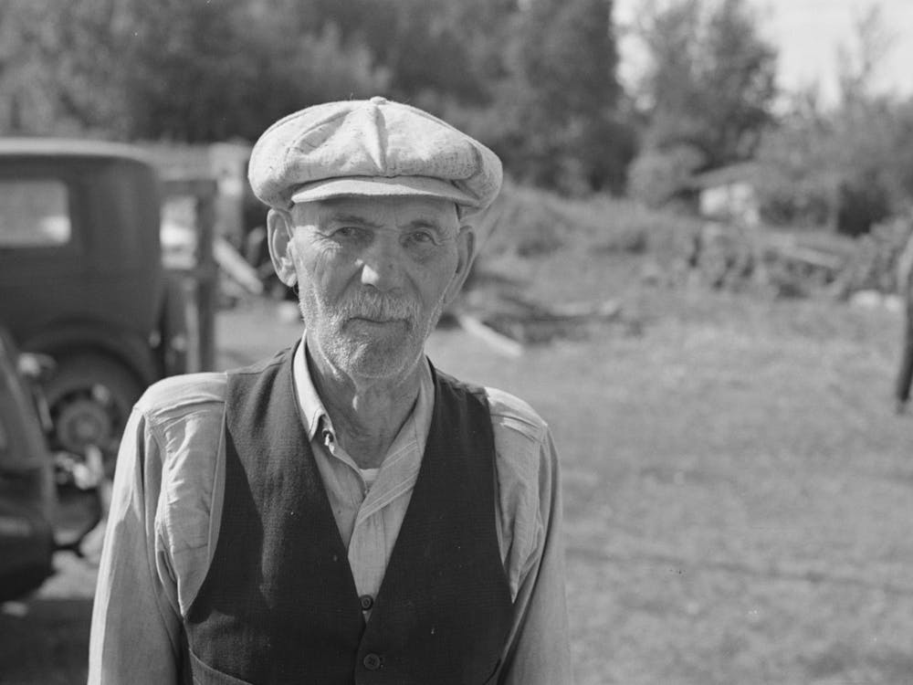 Old Resident Of Winton, Minnesota, He Was Formerly Active In The Lumbering Companies By Russell Lee