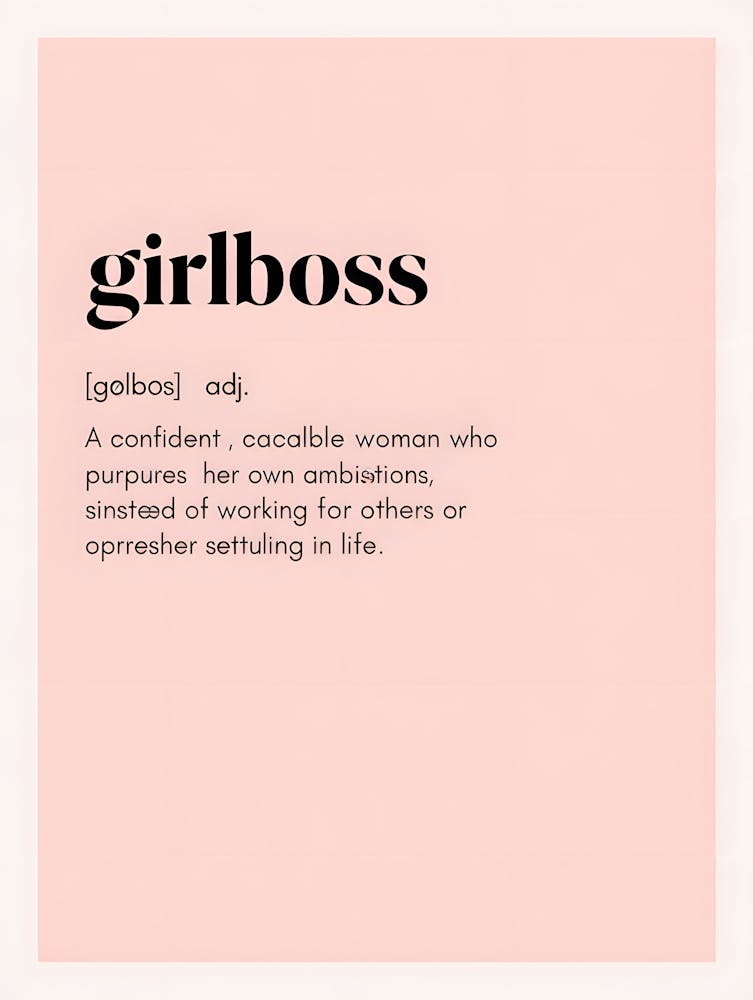 Definition Of Girl Boss