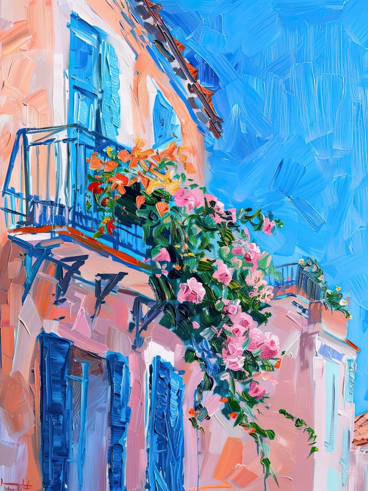 Balcony Painting In Marseille 1