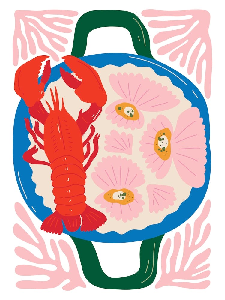 Lobster In A Bowl Kitchen Dining