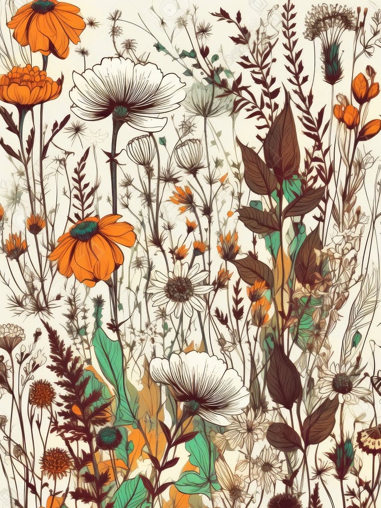 Wildblumen Natur Flora Wiesenblumen