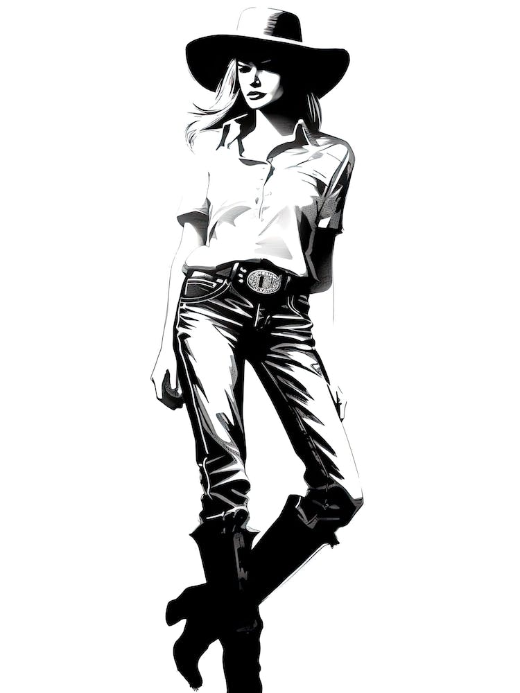 Cowgirl Ink Style 4