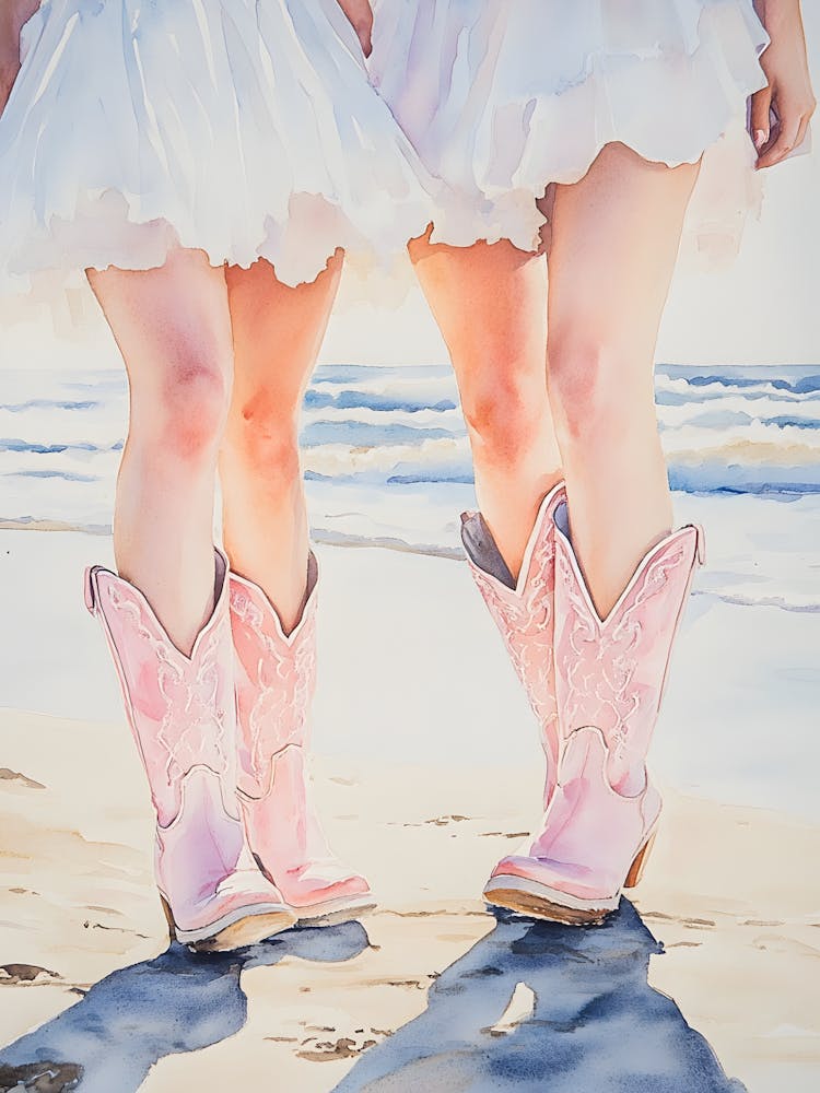 Cowgirls On The Beach 1