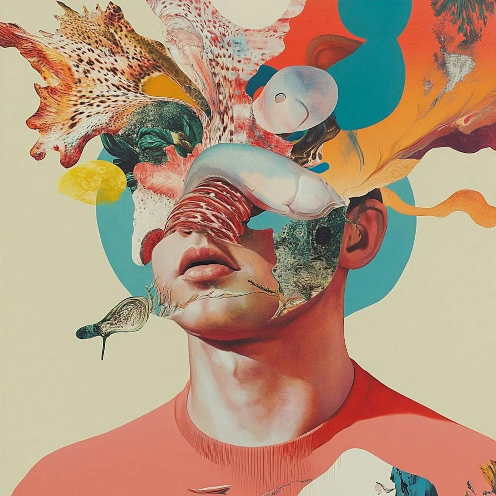 Man With A Fish On His Head