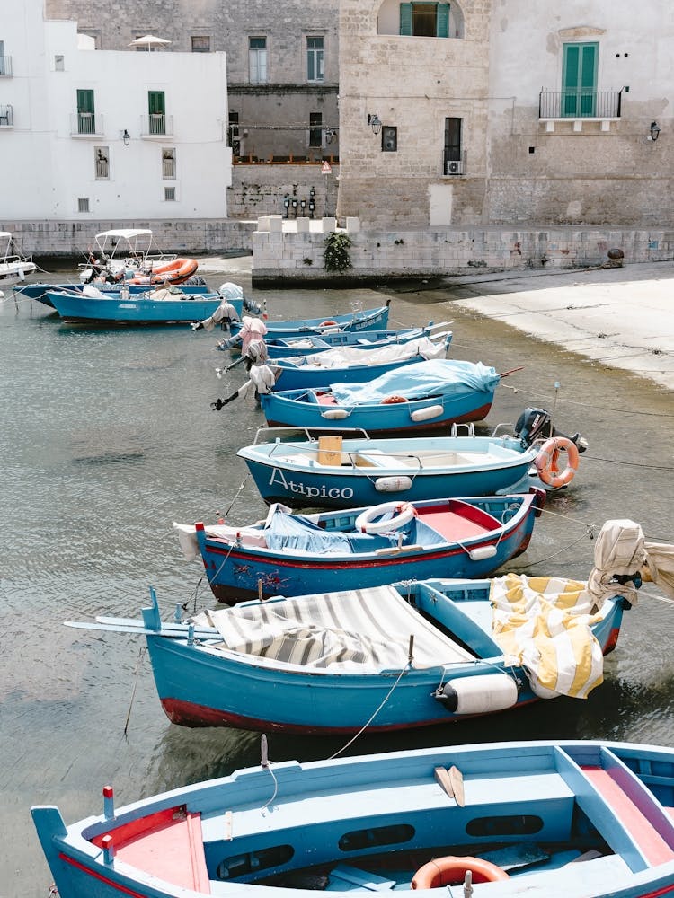 Port in Puglia in Italy