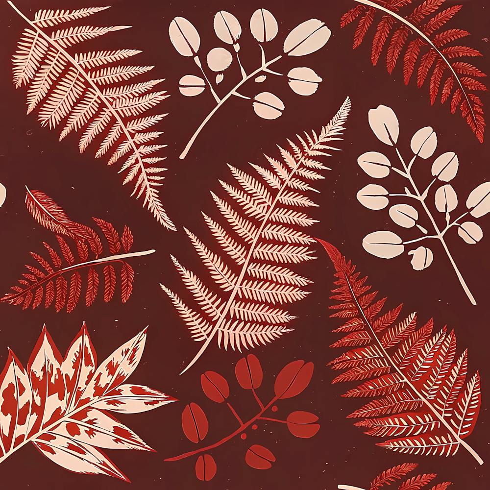 Ferns And Leaves