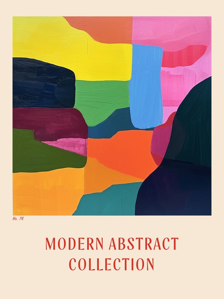 Modern Abstract Collection Poster 76