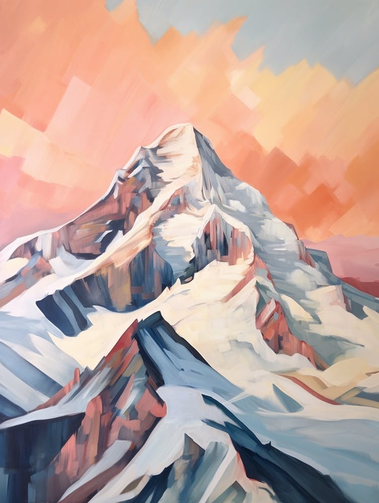 Mount Saint Elias Kanada 1 Berggemälde