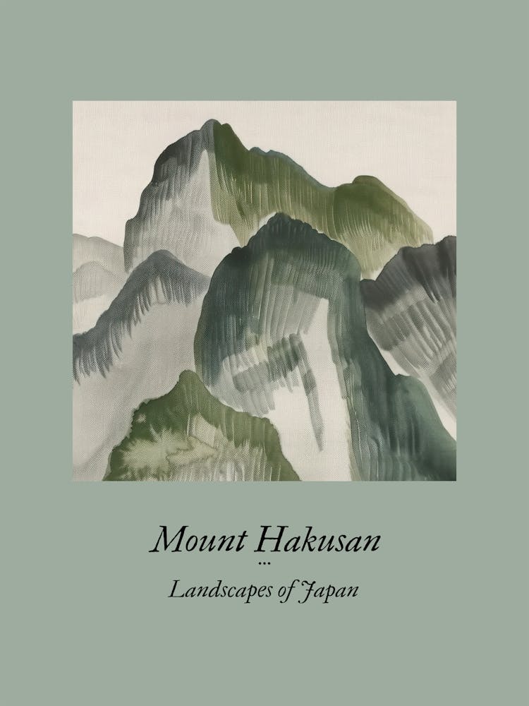 Landscapes Of Japan Mount Hakusan 47