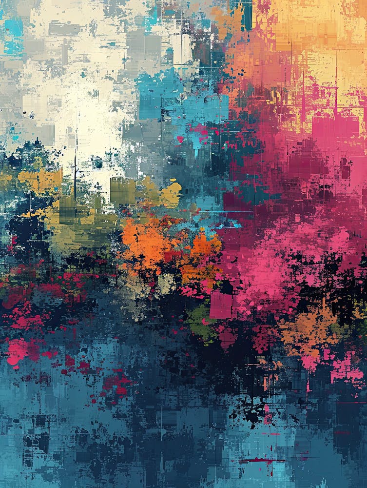 Abstract Painting | Pixel Art Series 8