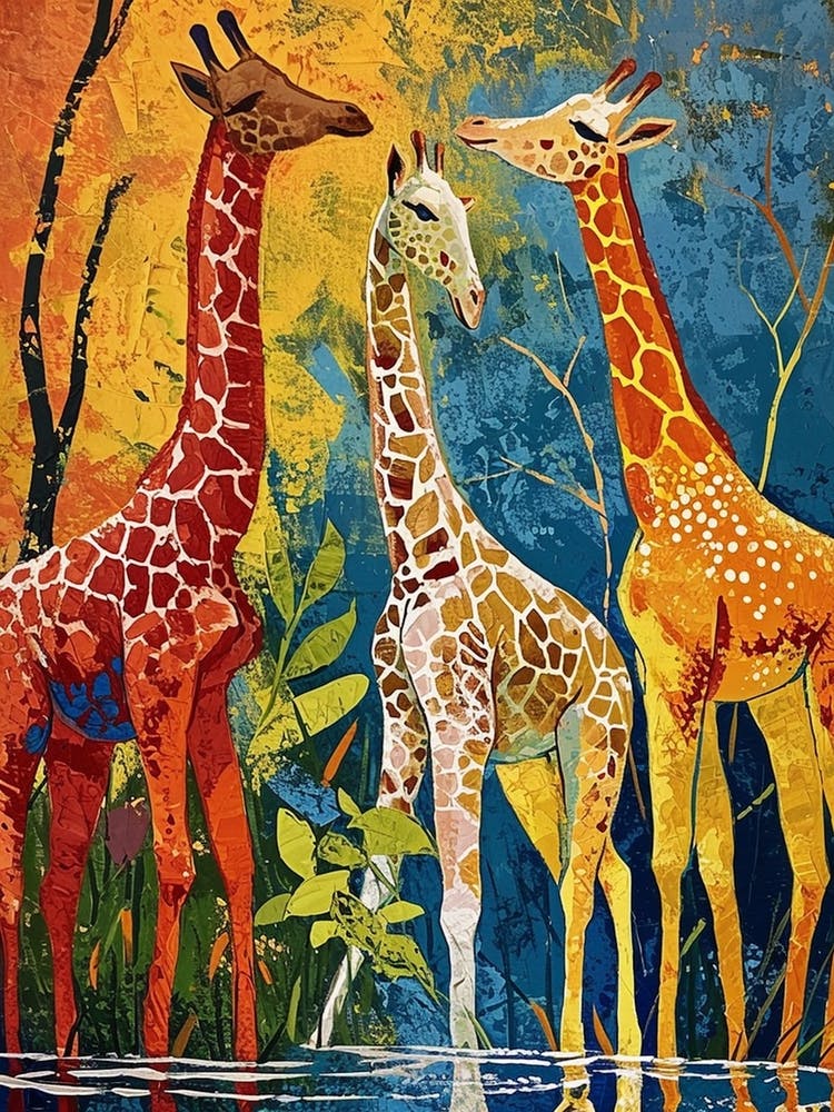 Giraffe Earth Tones 1