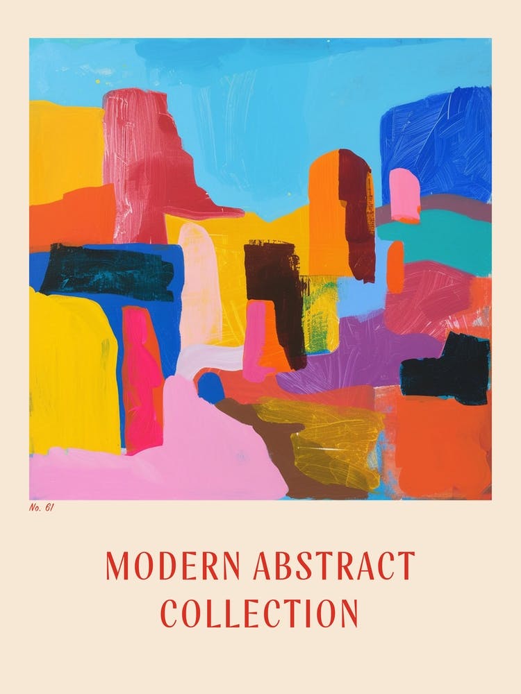 Modern Abstract Collection Poster 61