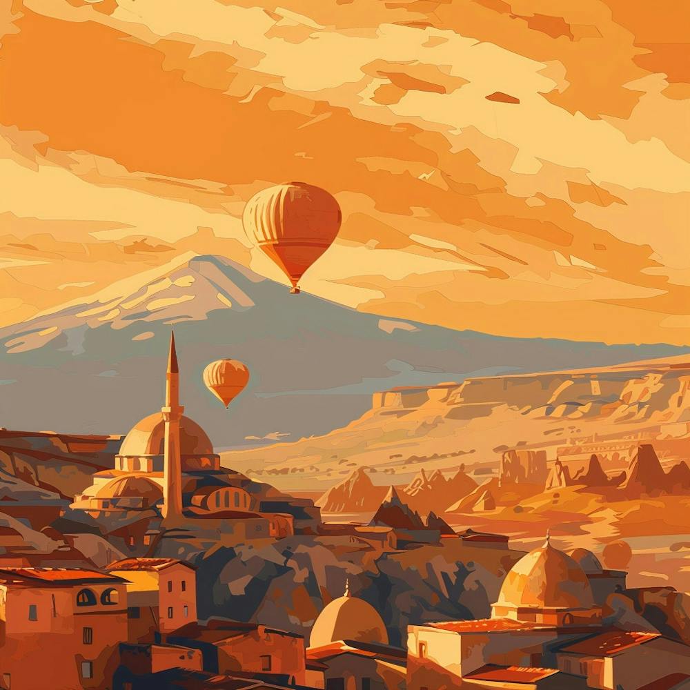 Hot Air Balloons In Cappadocia 1