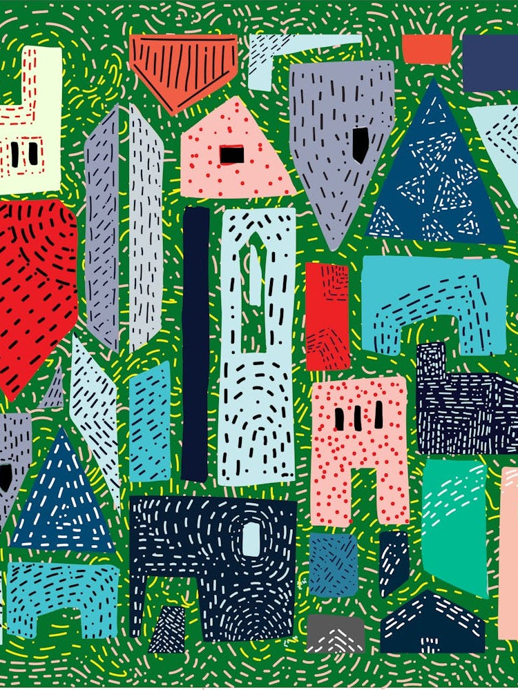 Abstract Cityscape Artwork