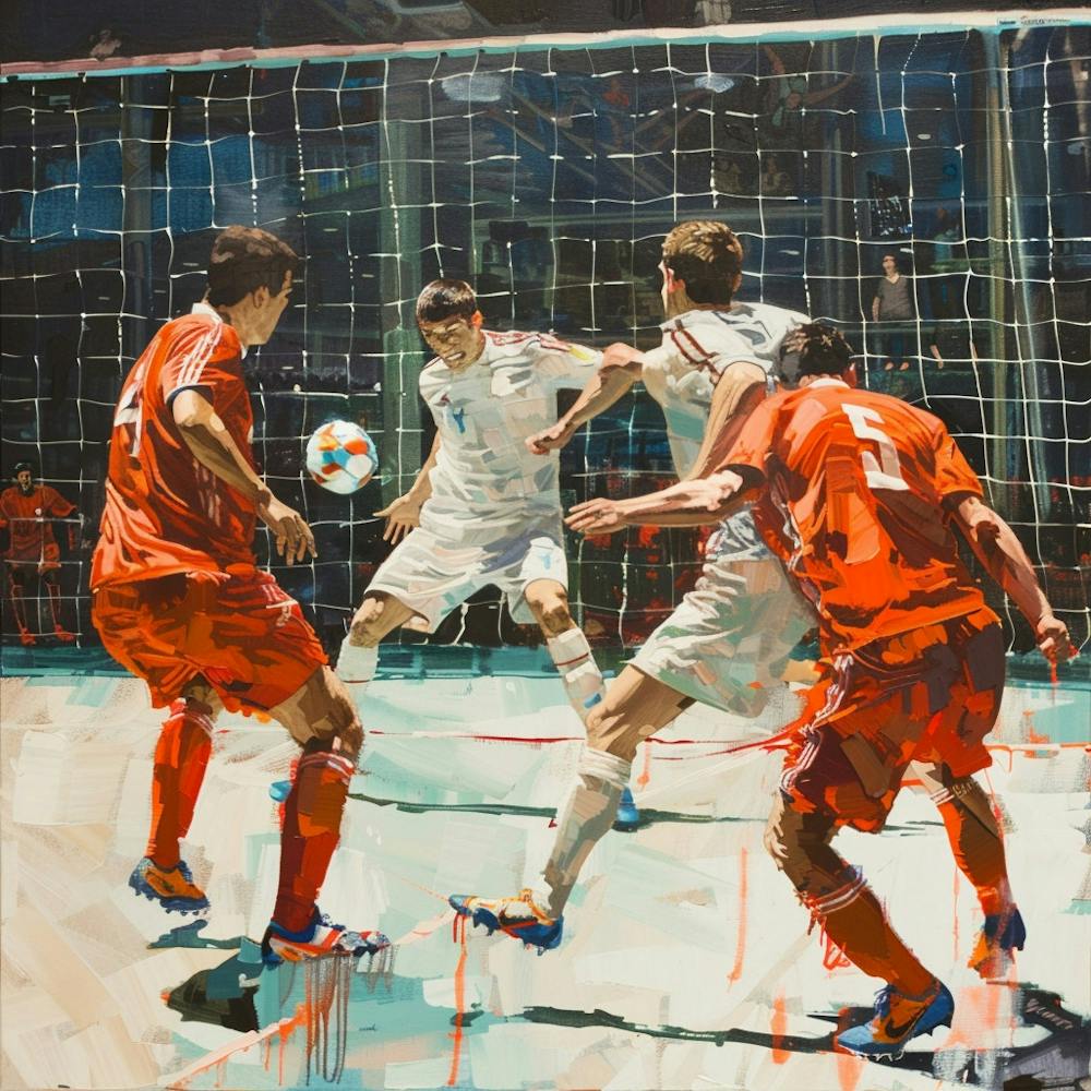 Soccer Players In Action 4
