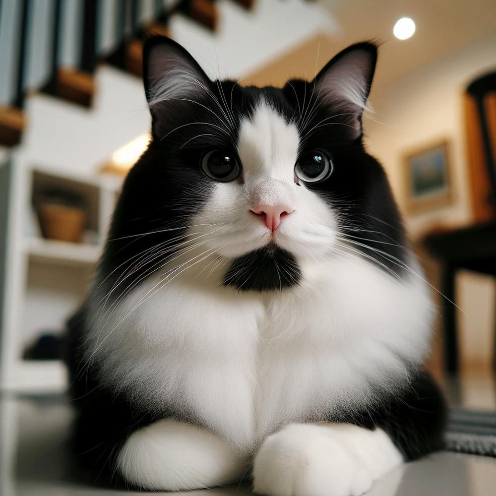 Black And White Cat