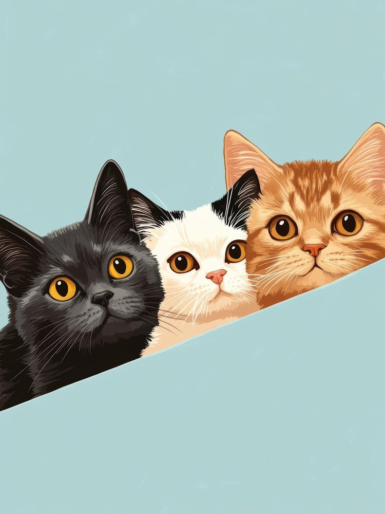 Three Cats 6