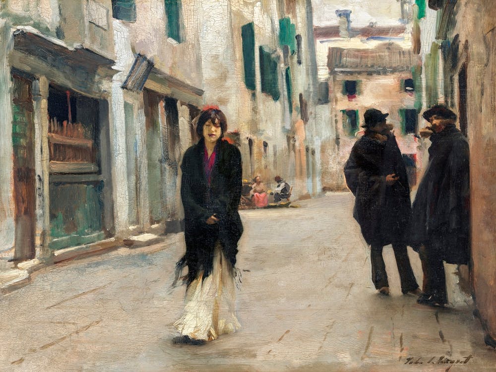 Street In Venice (1882), John Singer Sargent