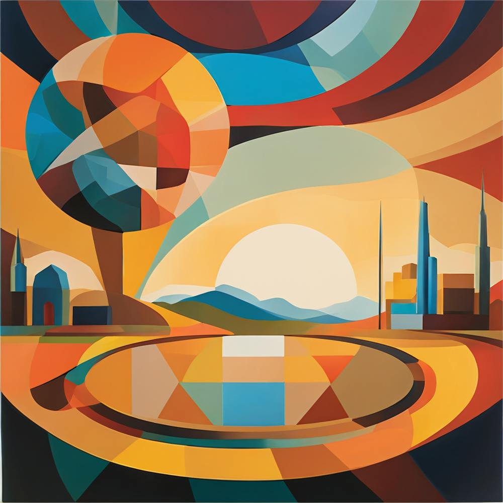 Abstract Cityscape