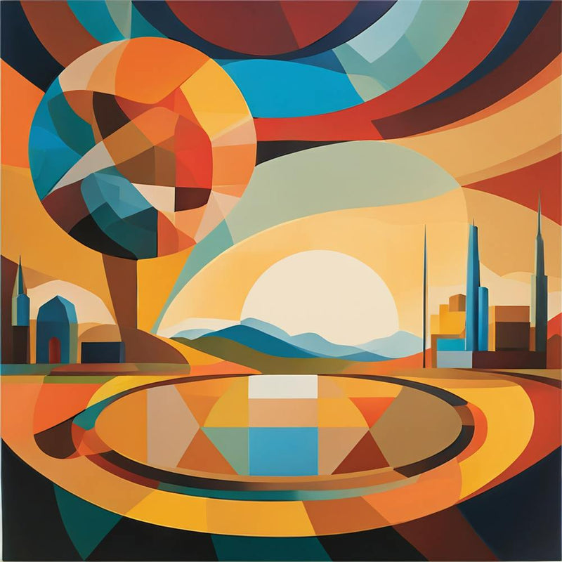Abstract Cityscape