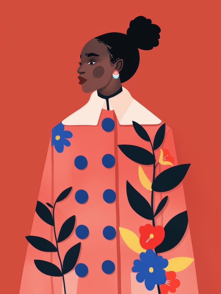 Illustration Of African Woman
