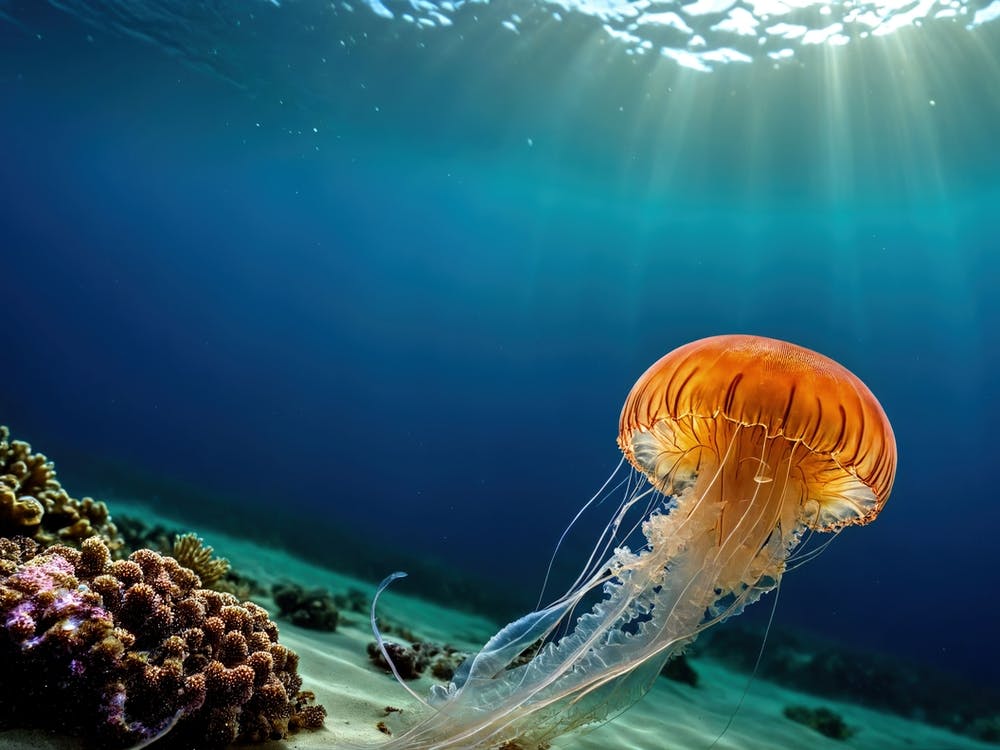 Jellyfish In The Ocean 1