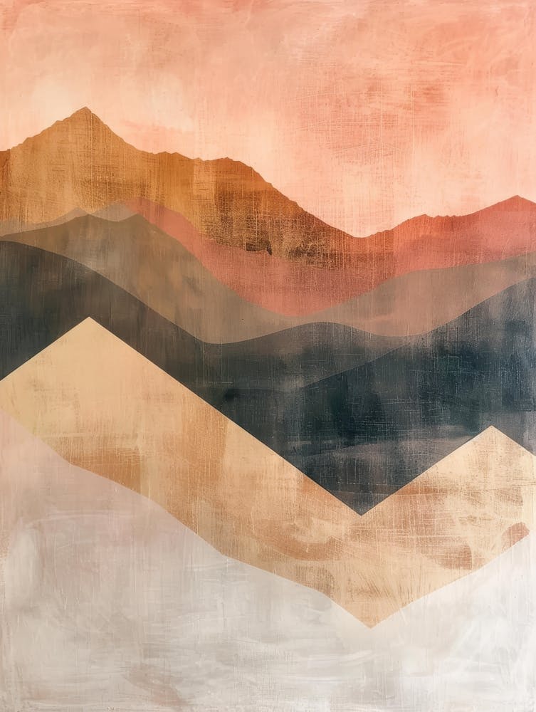 Abstract Mountain Painting 3
