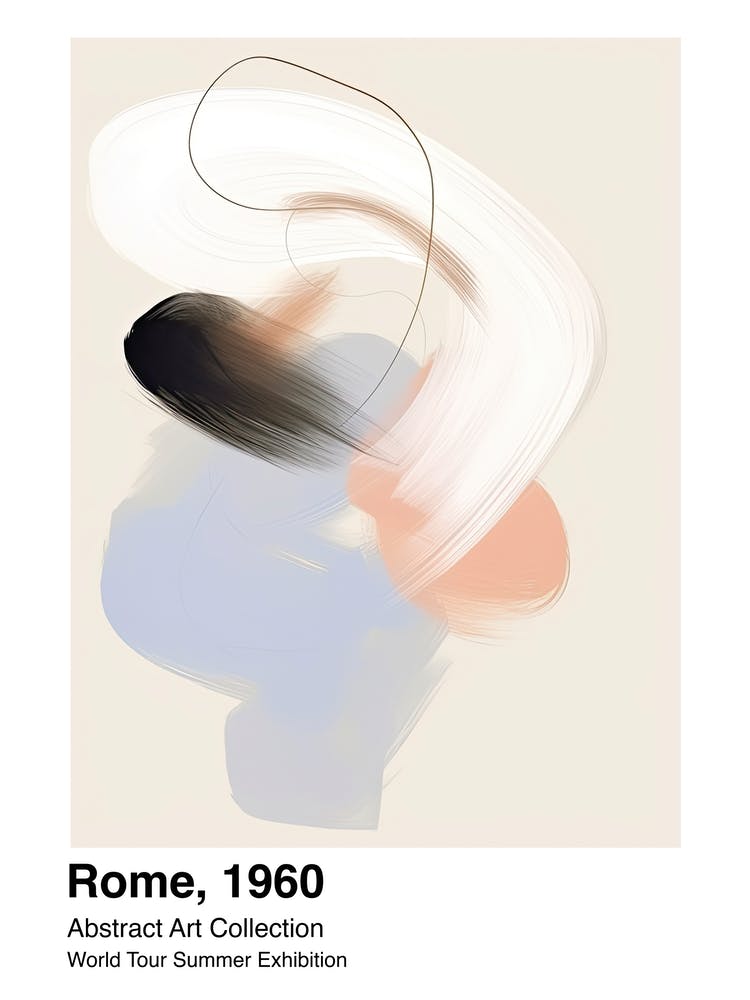 World Tour Exhibition, Abstract Art, Rome, 1960 11